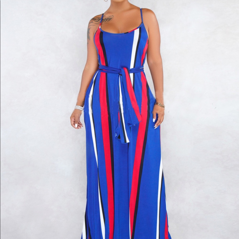 Trendy striped long maxi dresses floor length.